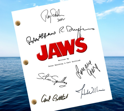 Jaws movie script with - jaws,