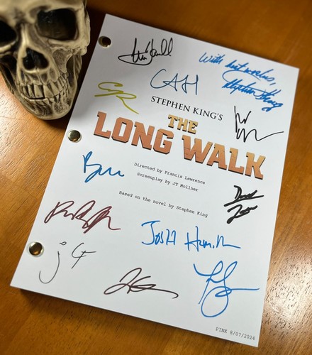 The long walk script signed - the,