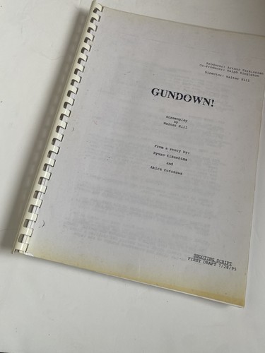 Original film scripts gundown - original,