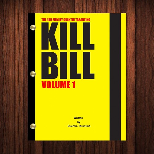 Kill bill movie script reprint - movie,