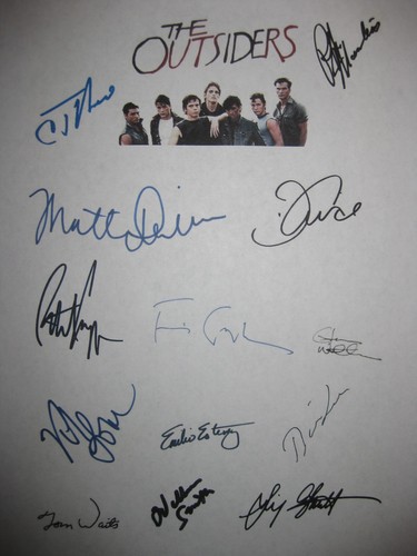 The outsiders signed movie