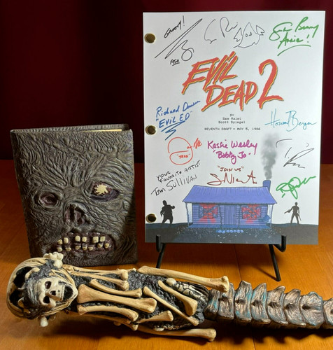 Evil dead script signed - dead, 2