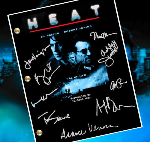Heat movie autographed signed - heat,