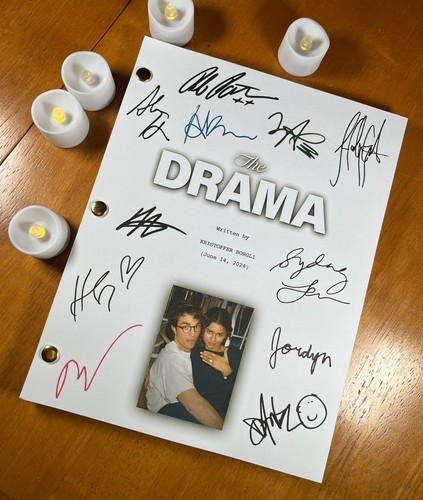 The drama movie script signed - drama,