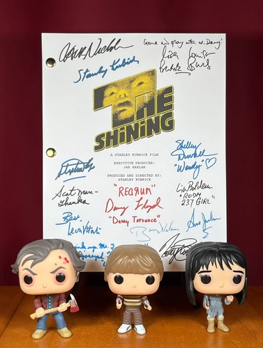 The shining script - script, signed-