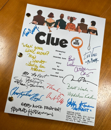 Clue the movie - clue:, script