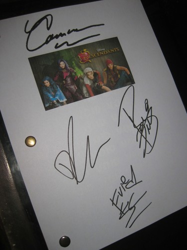 Descendants signed film - , script